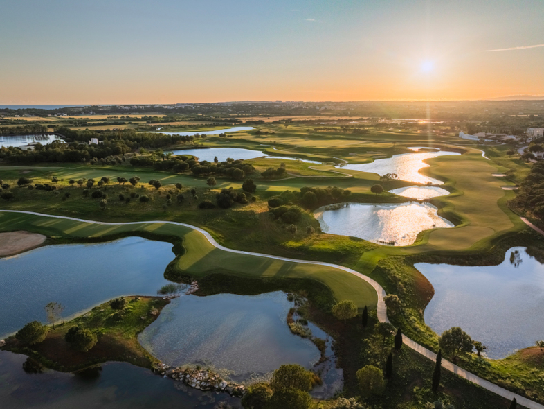 Golfplatzansicht