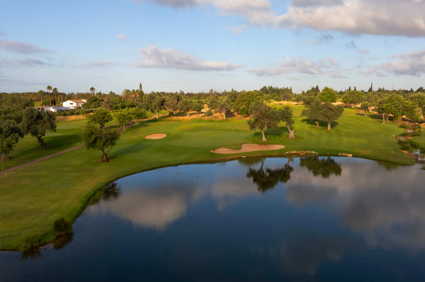 Golfplatzansicht Golfplatzansicht