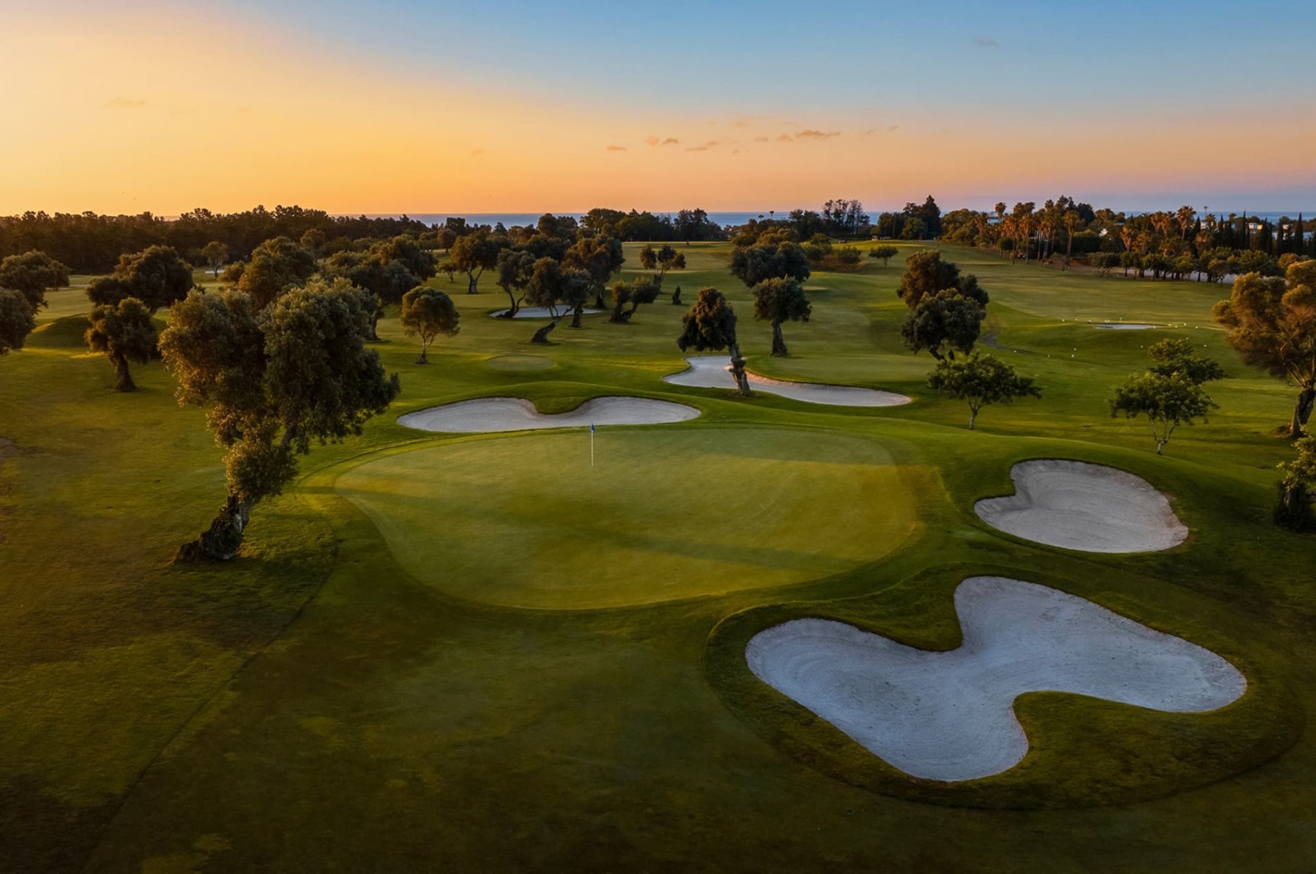 Golfplatzansicht Golfplatzansicht