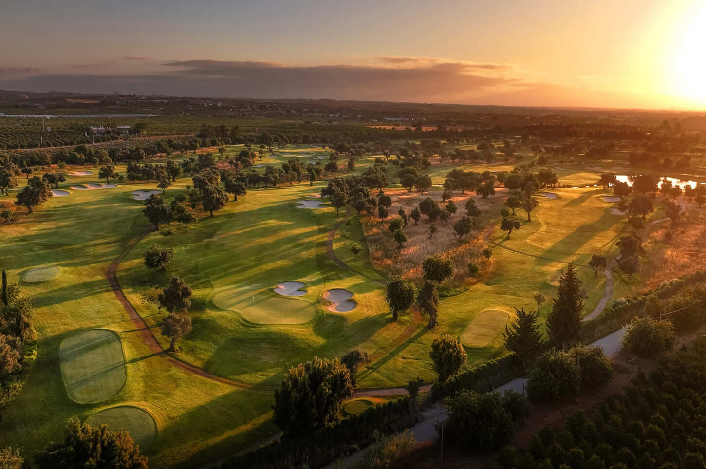 Golfplatzansicht Golfplatzansicht