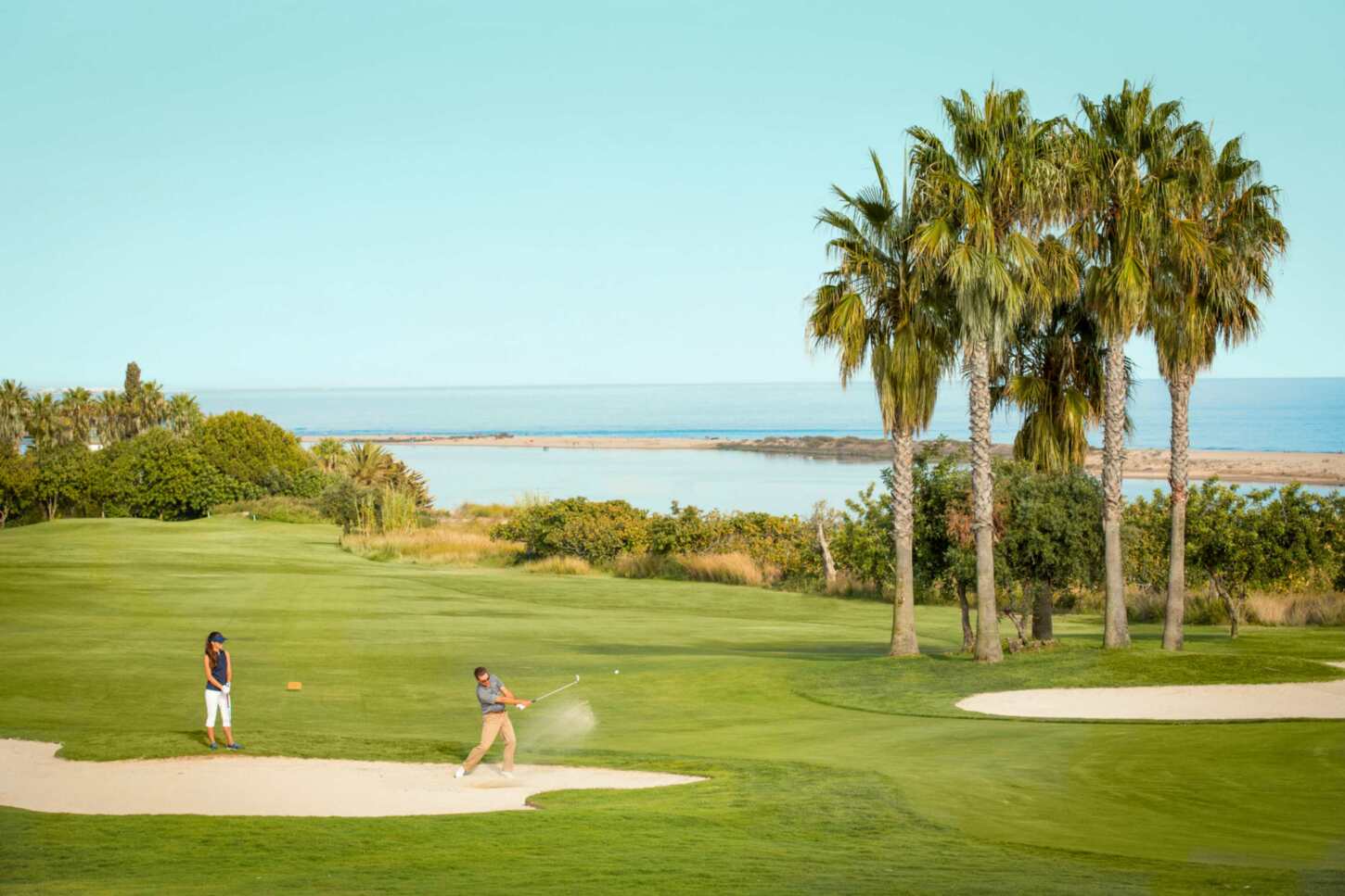 Golfplatzansicht