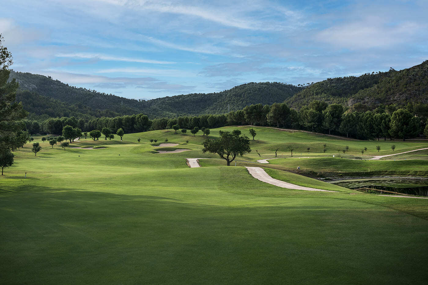 Golfplatzansicht