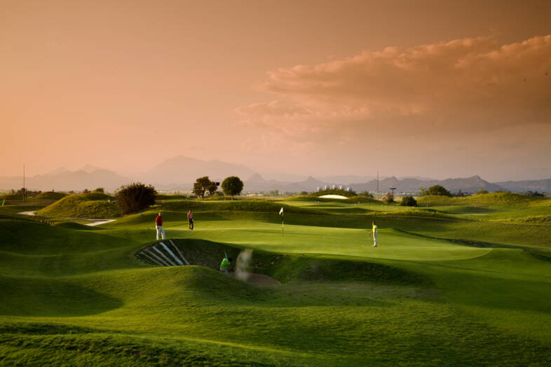 Golfplatz Ansicht