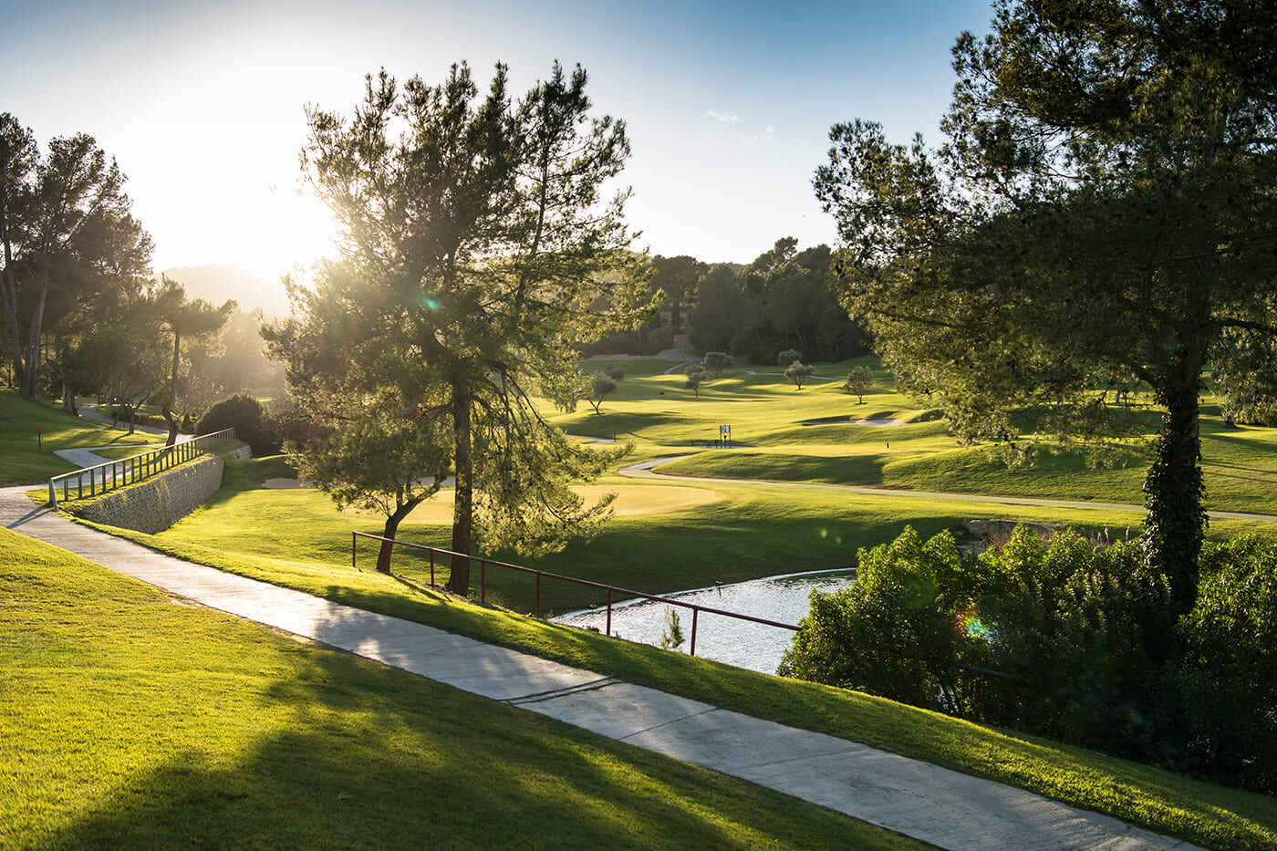 Golfplatz Ansicht