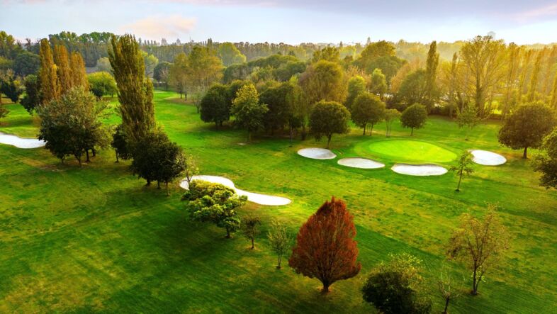Golfplatzansicht