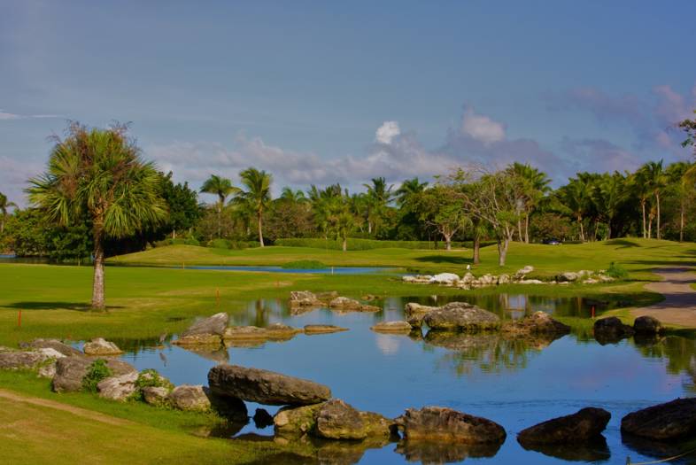 Golfplatzansicht