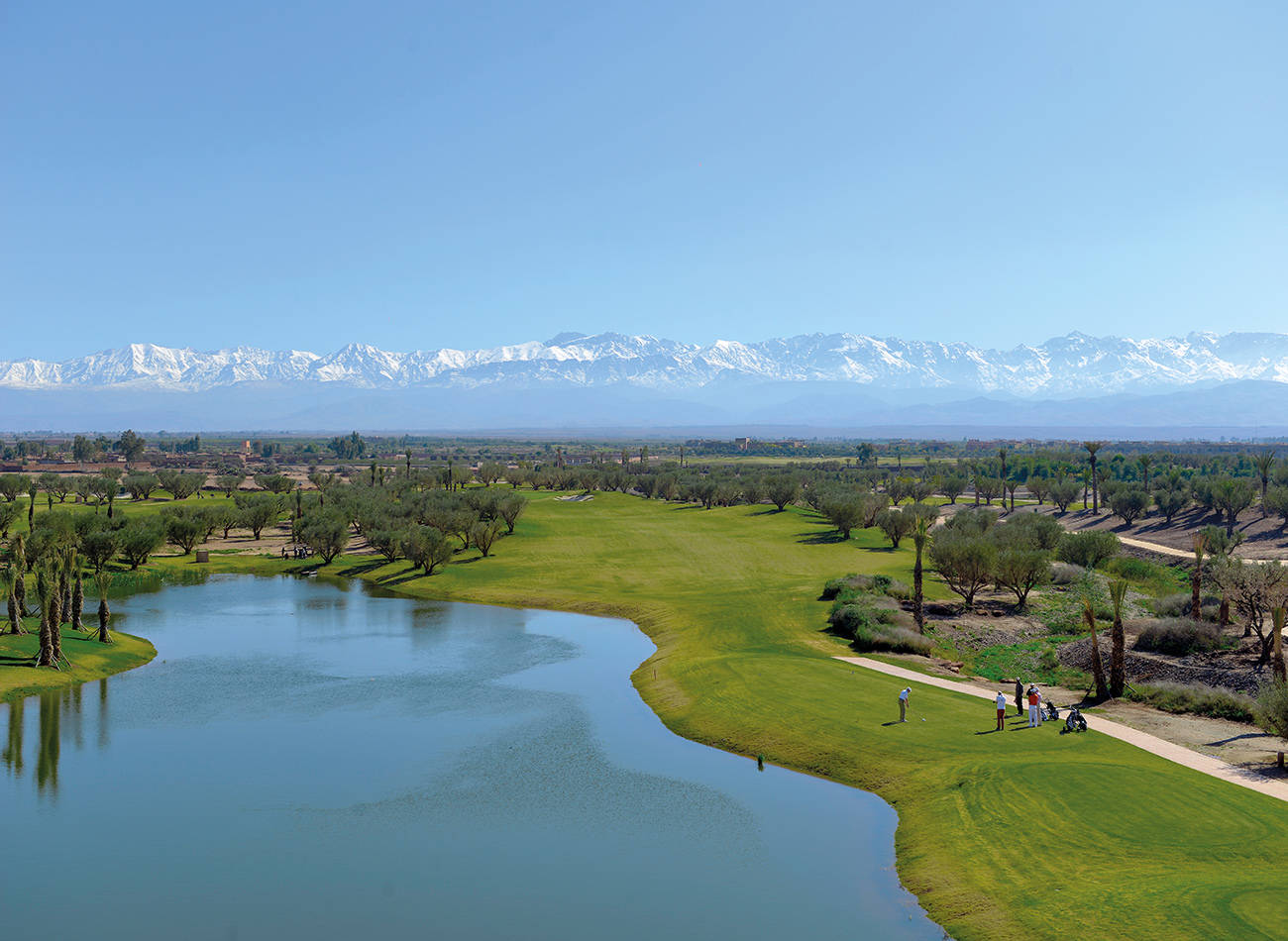 Golfplatz Ansicht
