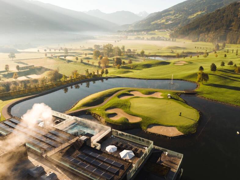 Luftaufnahme Golfplatz