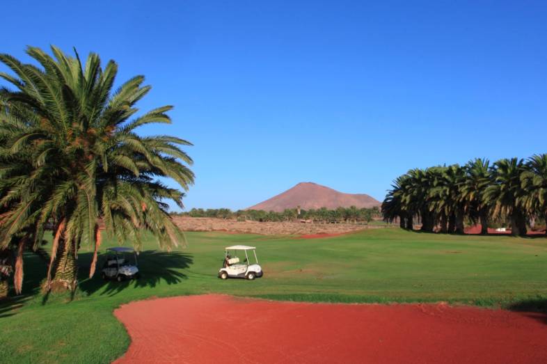 Buggy auf Green