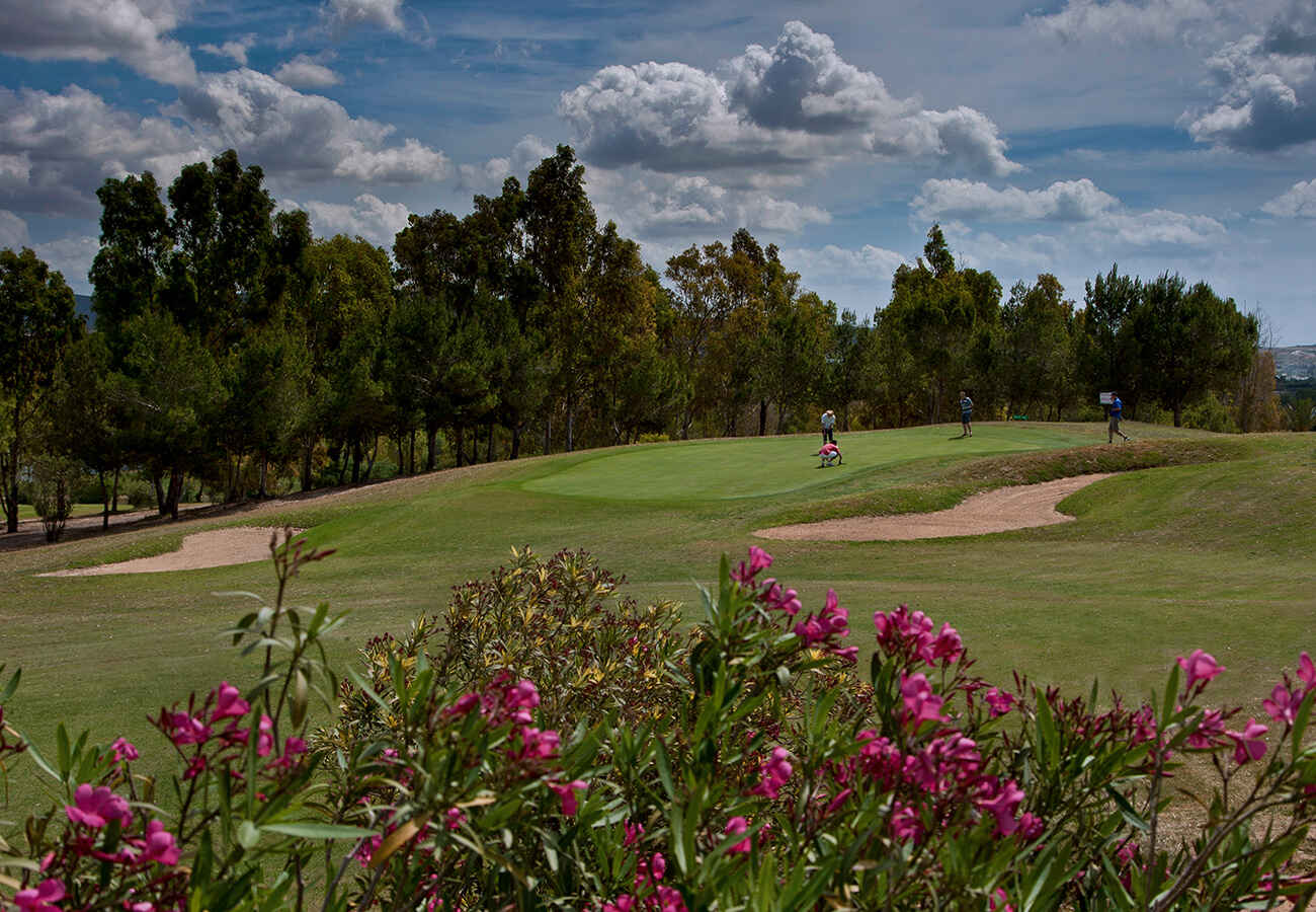 Golfplatzansicht