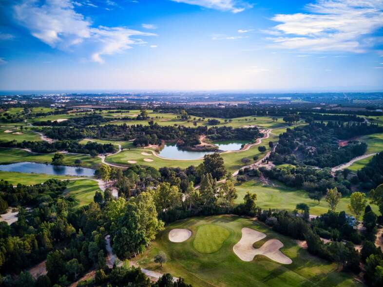 Golfplatz Ansicht