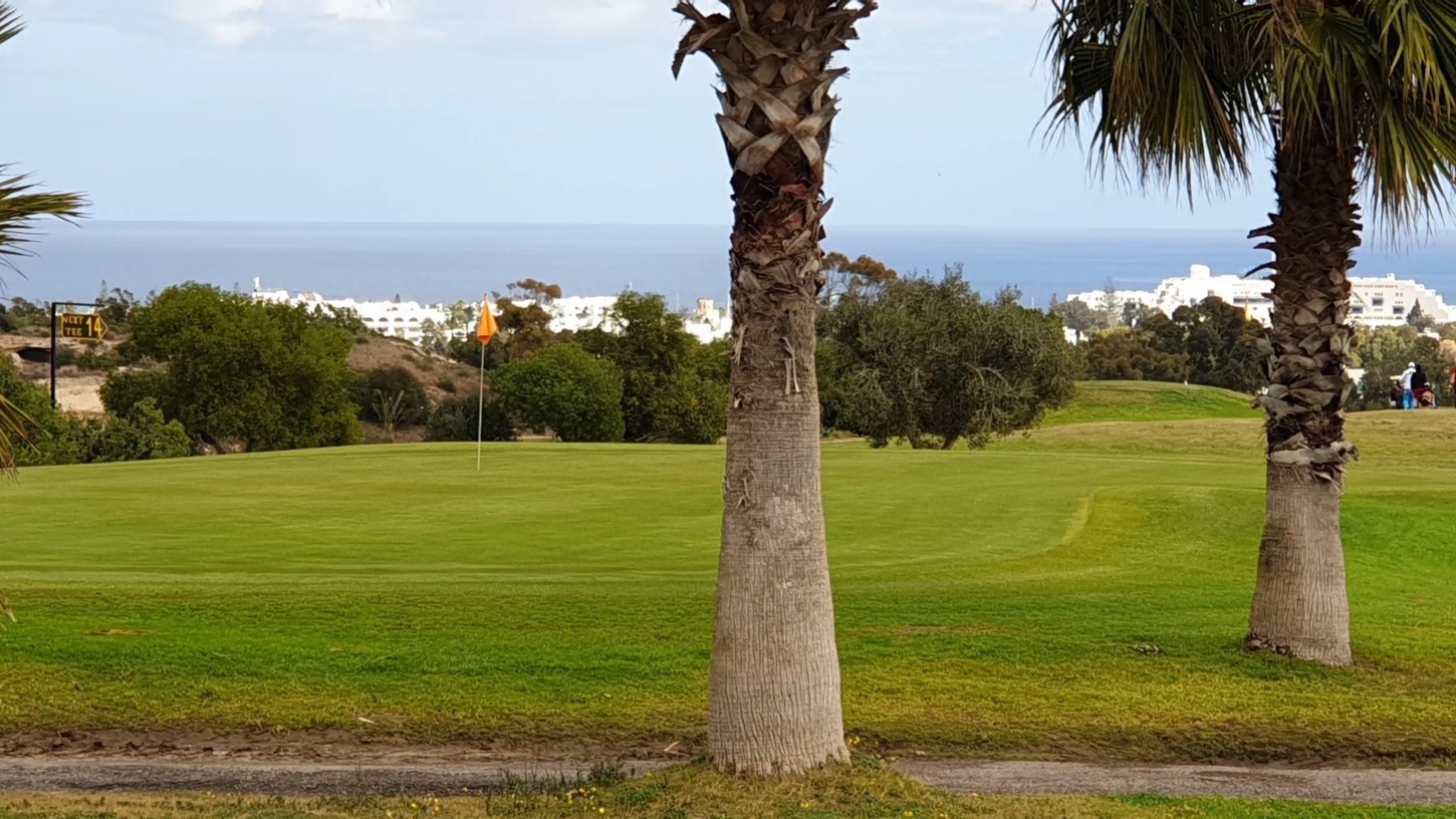 Green mit Meerblick