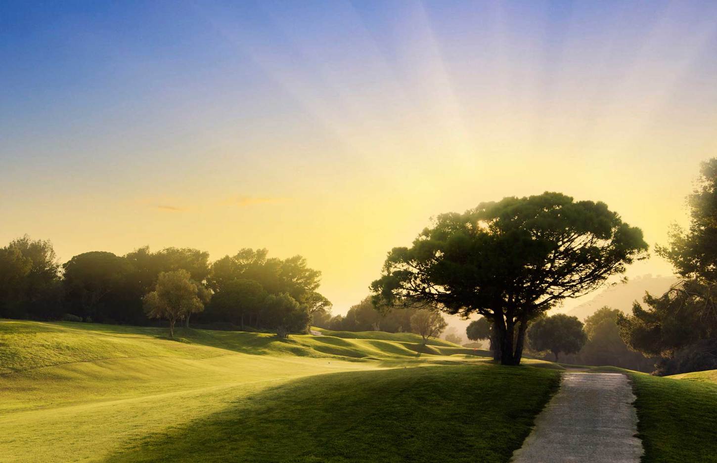 Golfplatzansicht