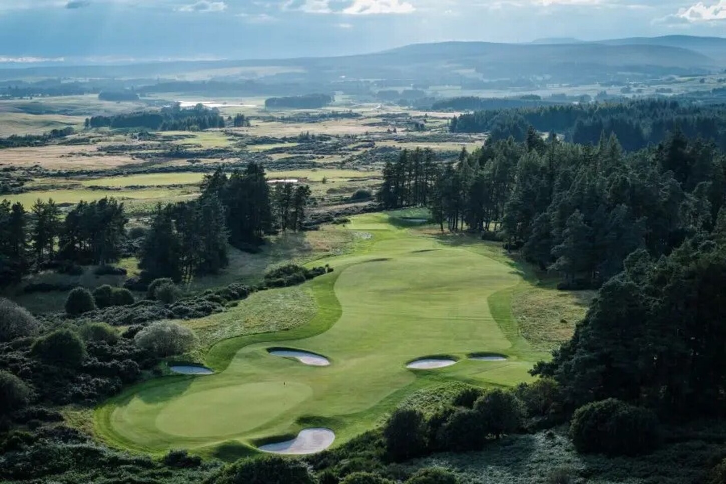 Golfplatz Ansicht