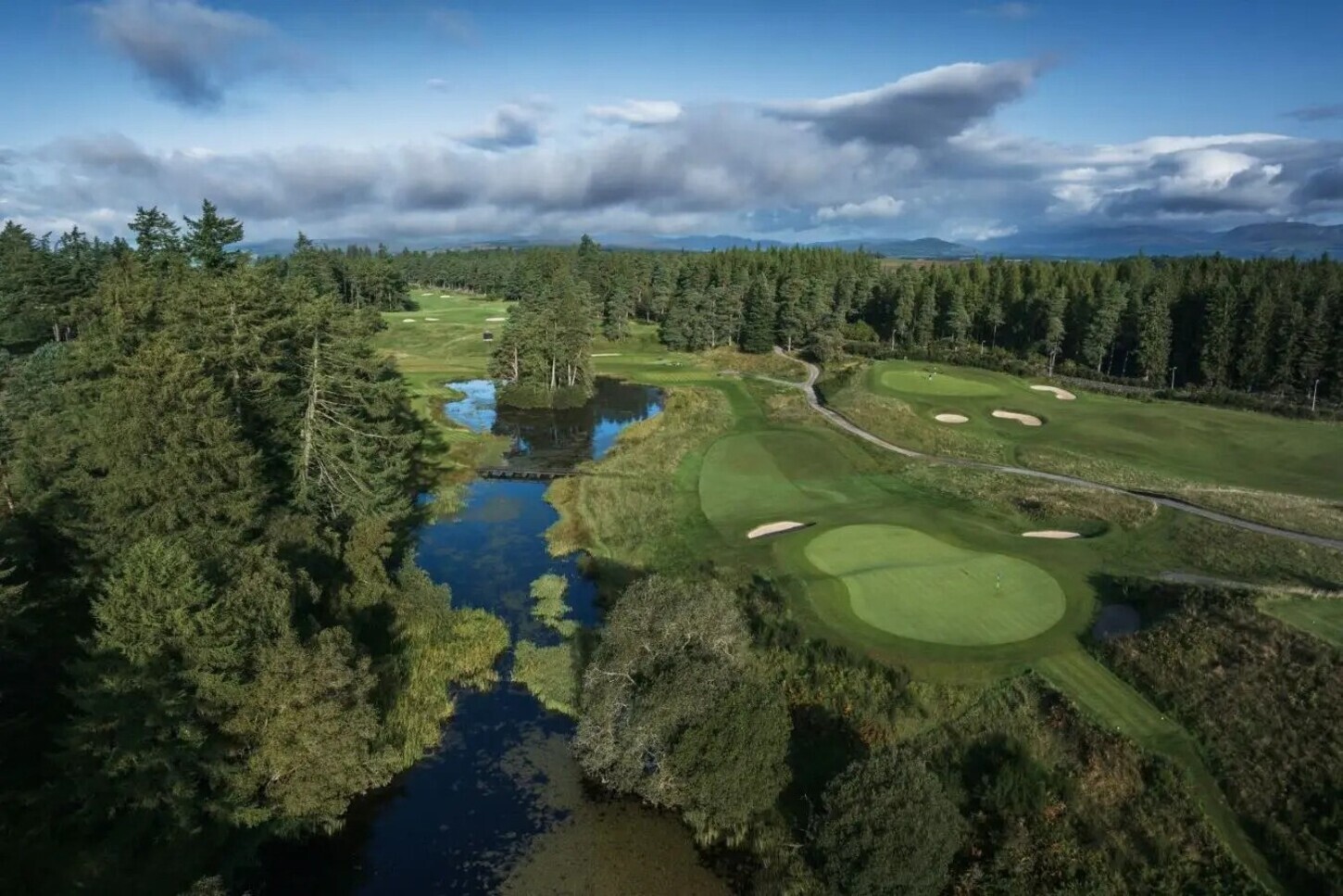 Golfplatz Ansicht
