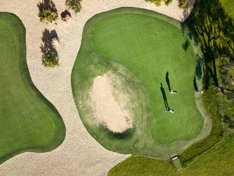 Golfplatzansicht