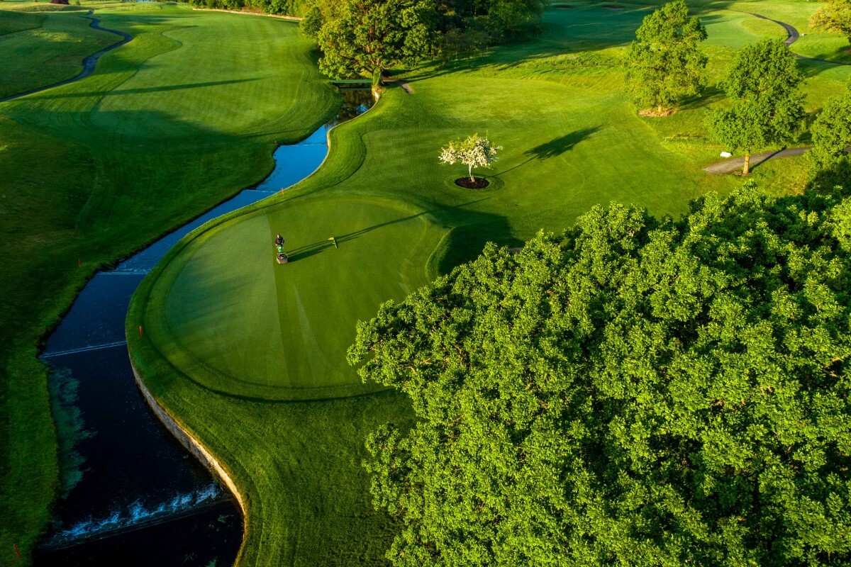 Golfplatz Ansicht