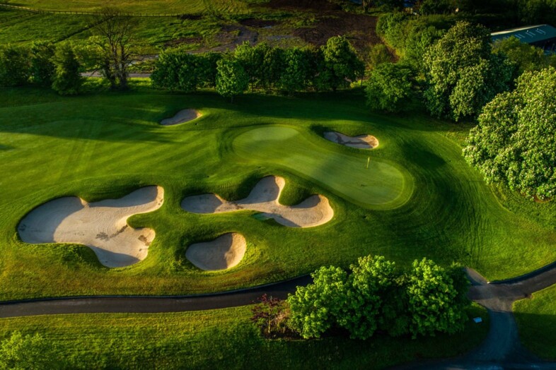Golfplatz Ansicht