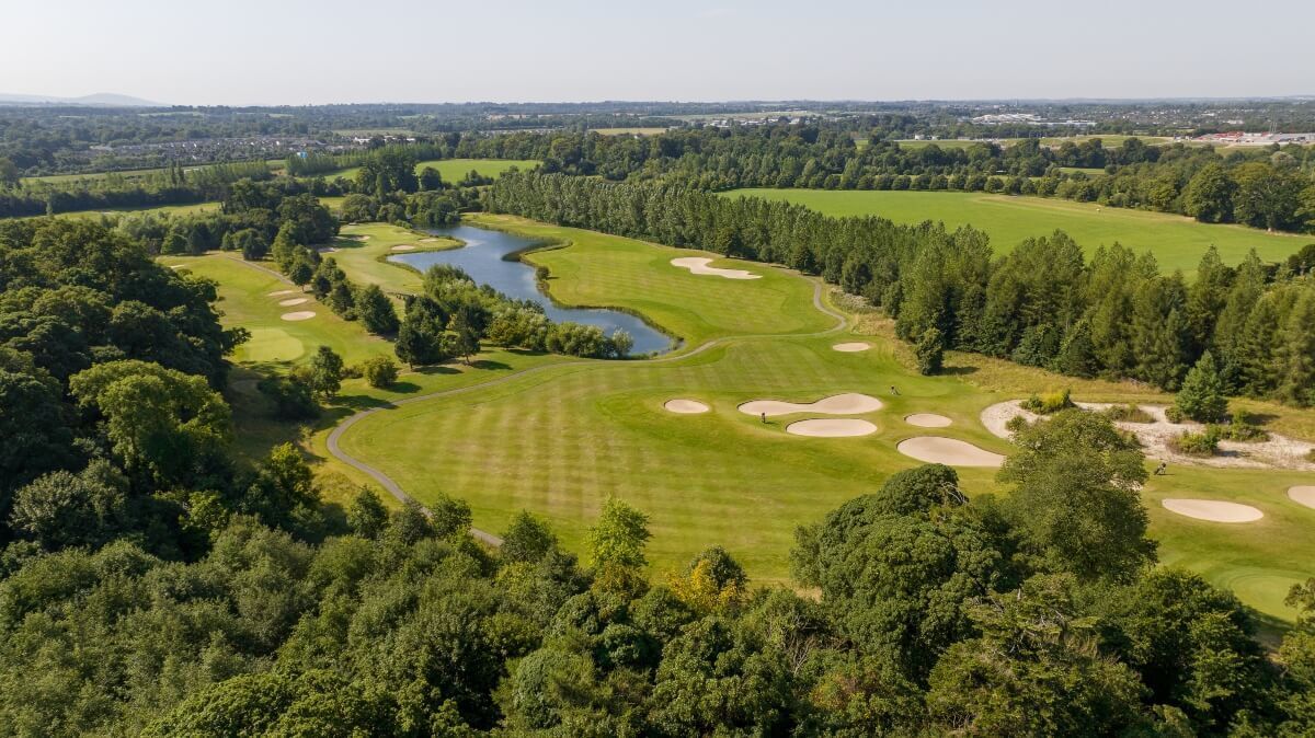 Golfplatz Ansicht