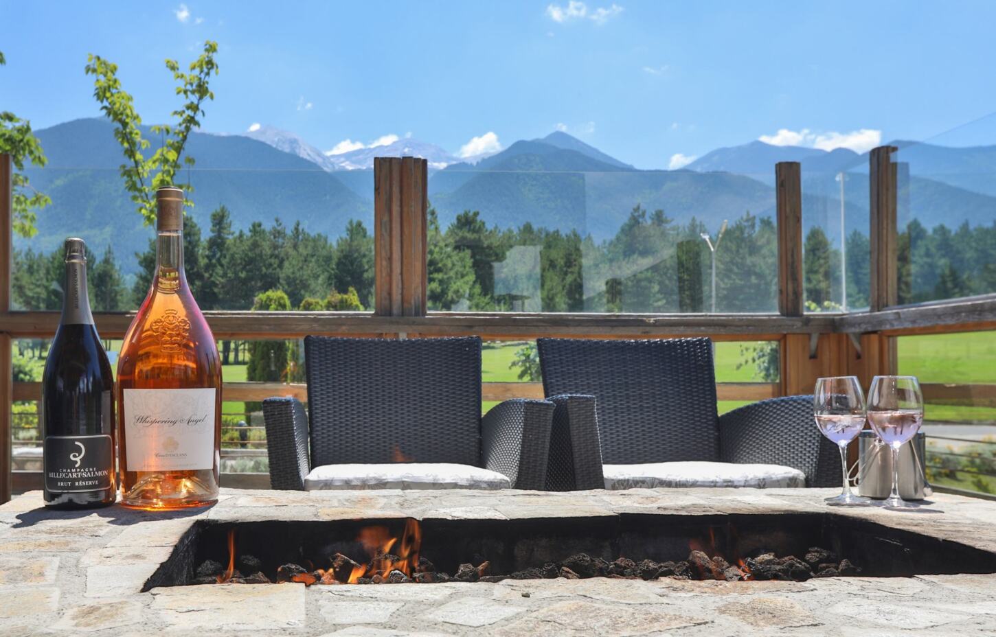 Terrasse im Club House