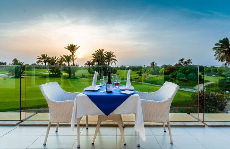 Terrasse Restaurant Golfplatz