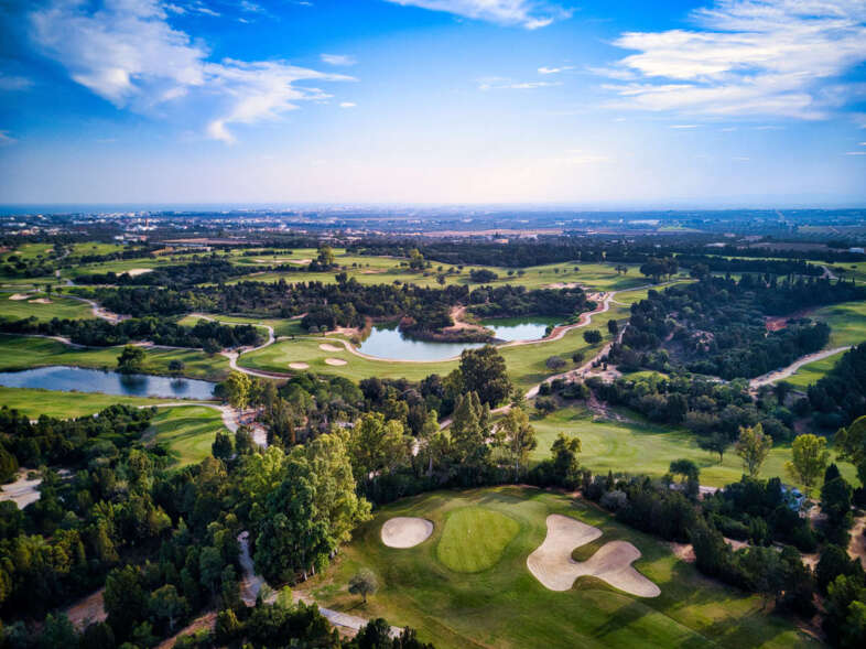 Golfplatz Ansicht