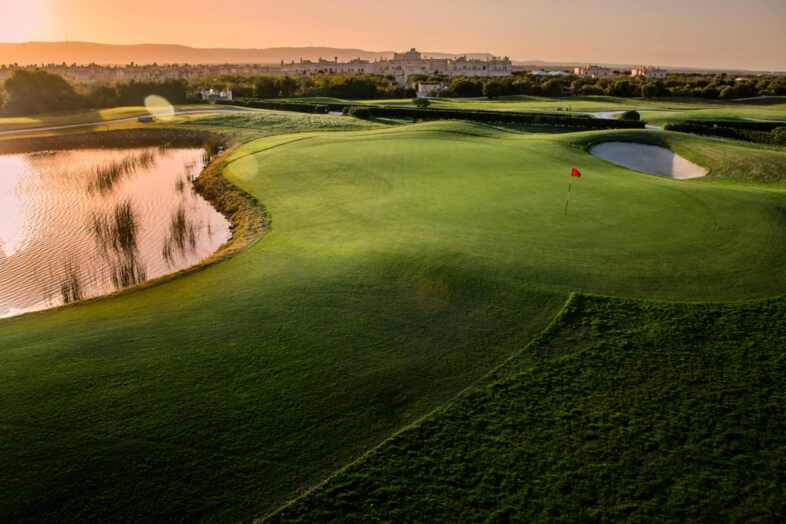 Golfplatzansicht