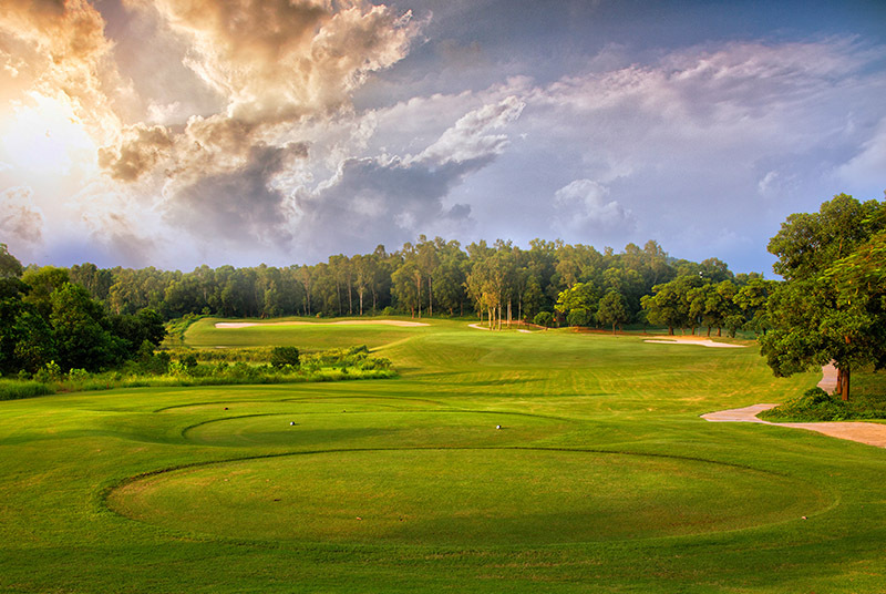 Golfplatzansicht