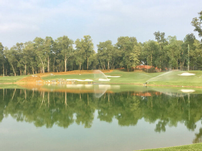 Golfplatzansicht