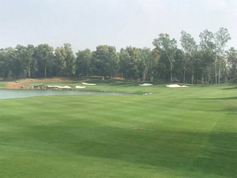 Golfplatzansicht