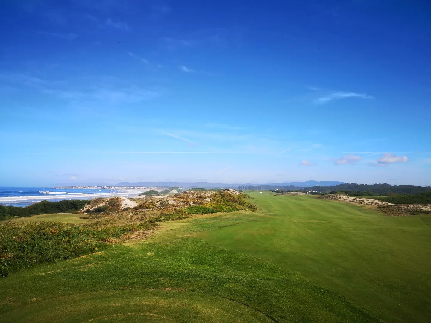 Golfplatz im Sommer