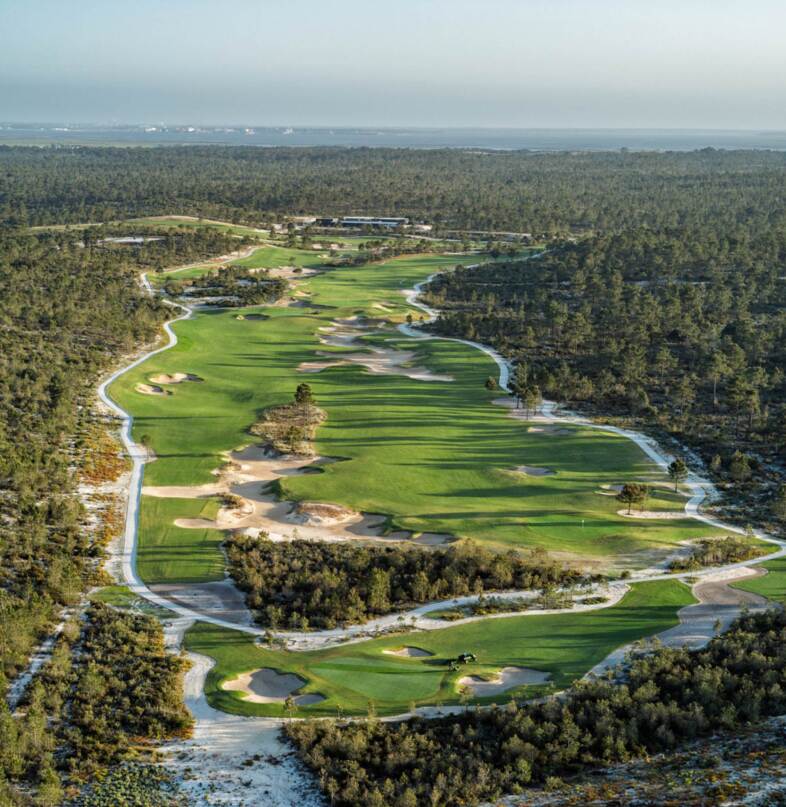 Golfplatzansicht