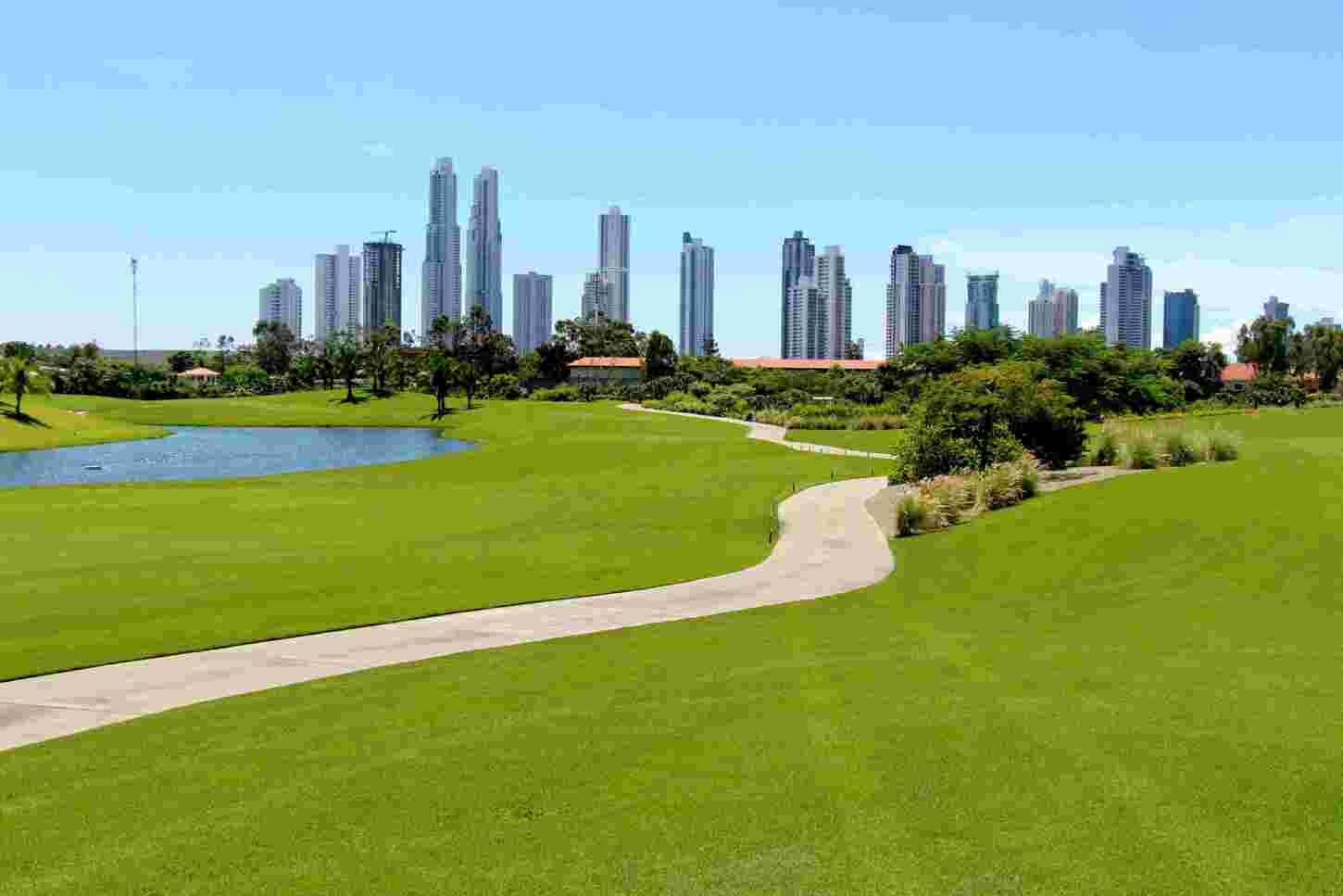 Golfplatzansicht