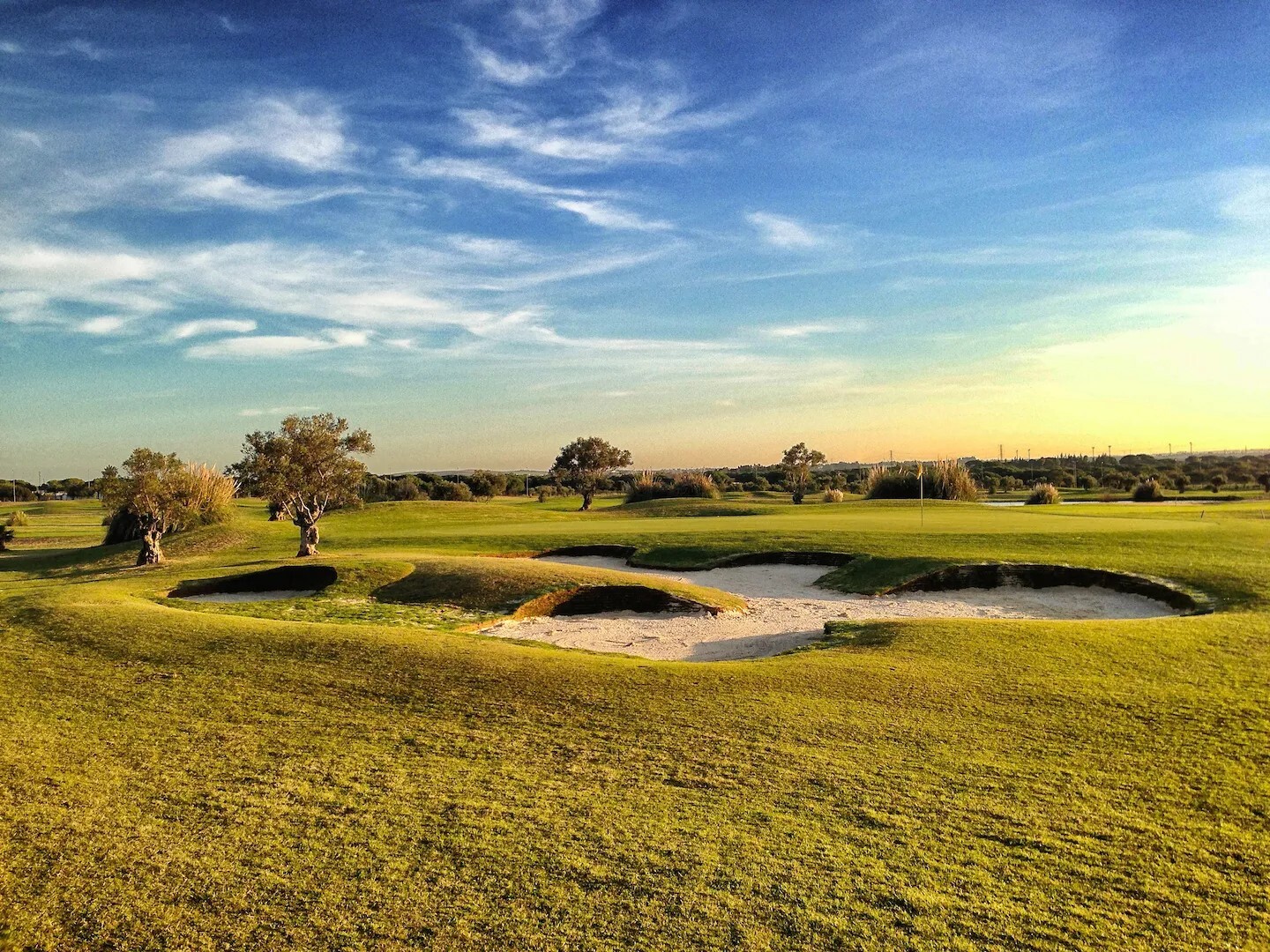 Golfplatzansicht