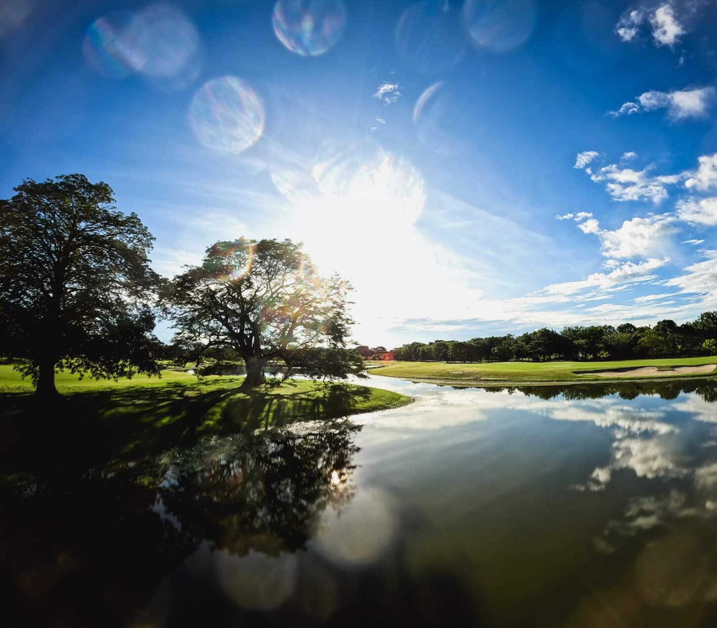 Golfplatzansicht