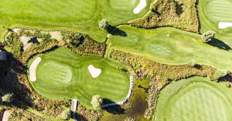 Golfplatzansicht