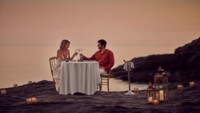 Romantischer Abendessen