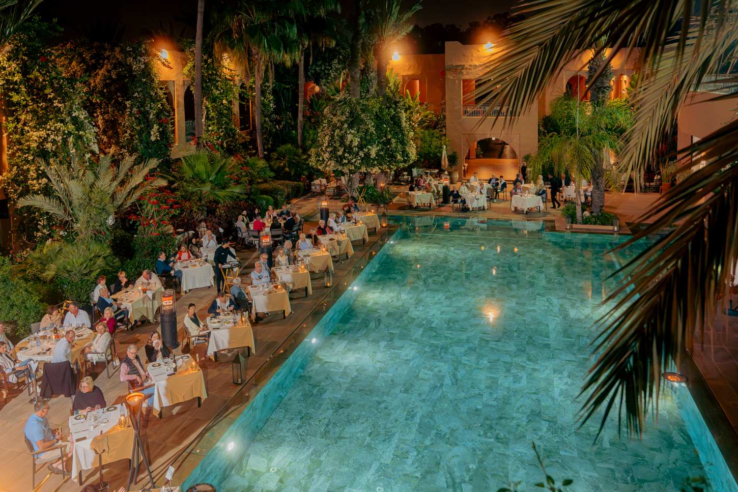 Terrasse am Pool