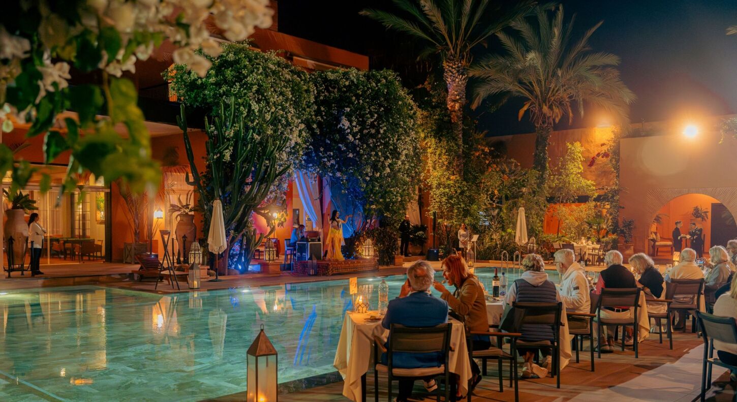 Terrasse am Pool