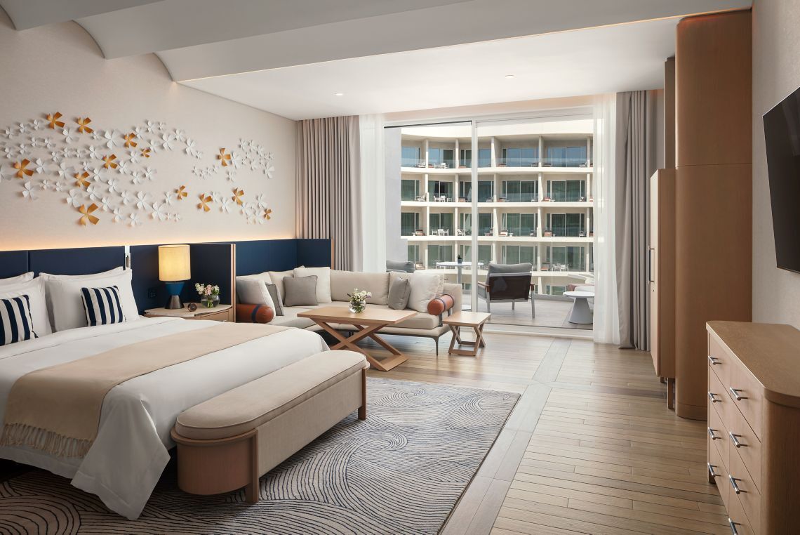 Deluxe Doppelzimmer mit Poolblick