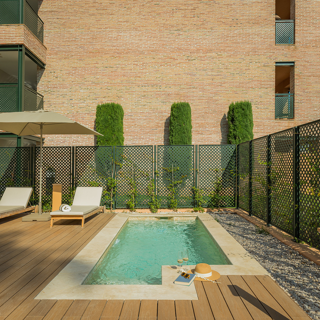 Suite mit Gartenblick