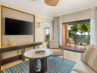 Deluxe Doppelzimmer mit Gartenblick