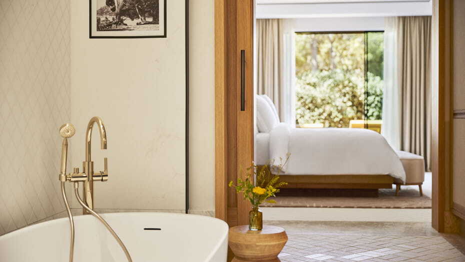 Suite mit Gartenblick