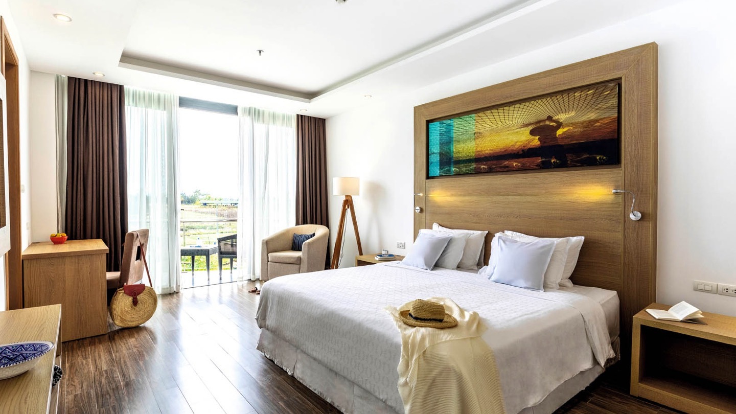 Deluxe Doppelzimmer mit Gartenblick