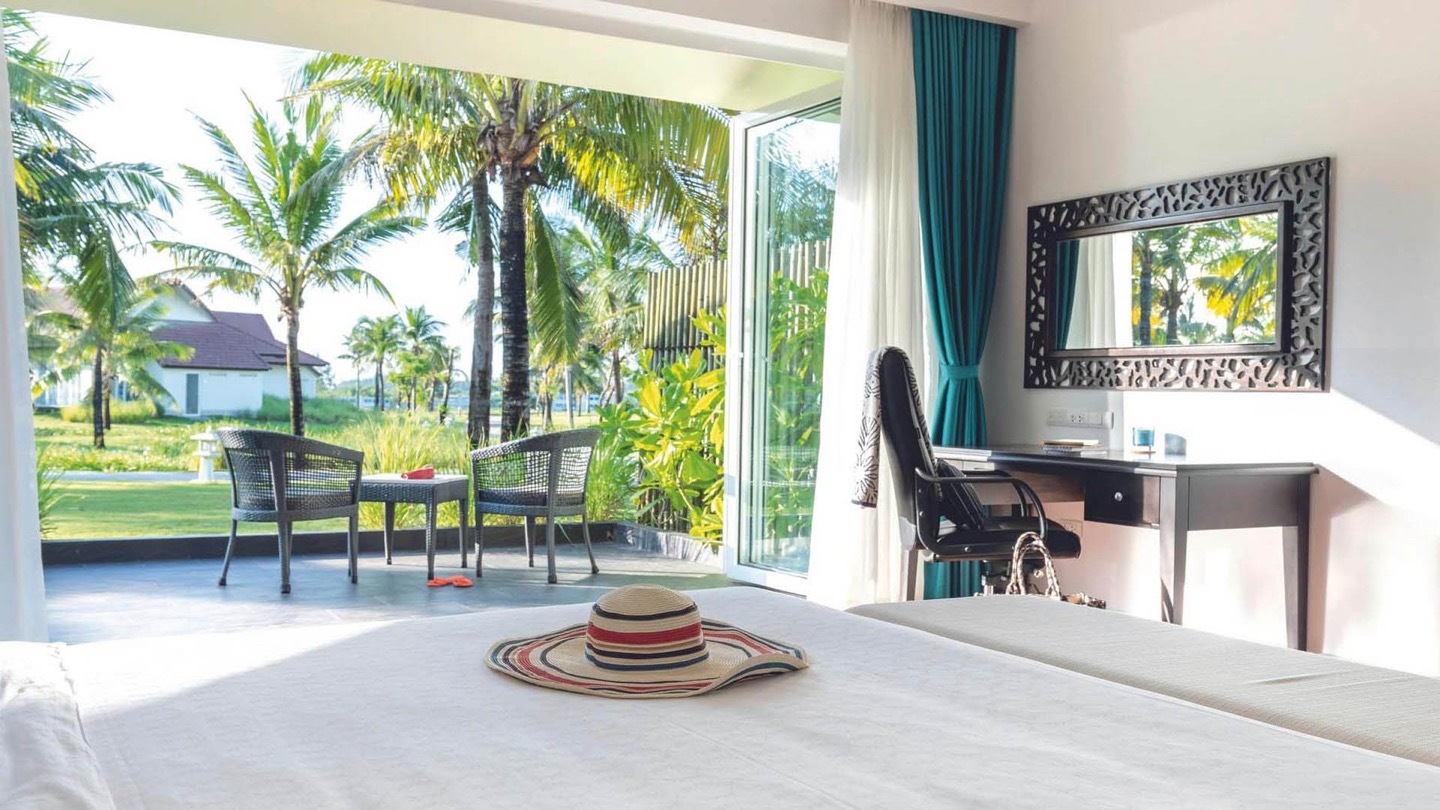 Deluxe Doppelzimmer mit Gartenblick