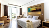 Deluxe Doppelzimmer mit Gartenblick