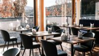Gartenrestaurant mit Living Lounge
