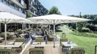 Gartenrestaurant mit Living Lounge