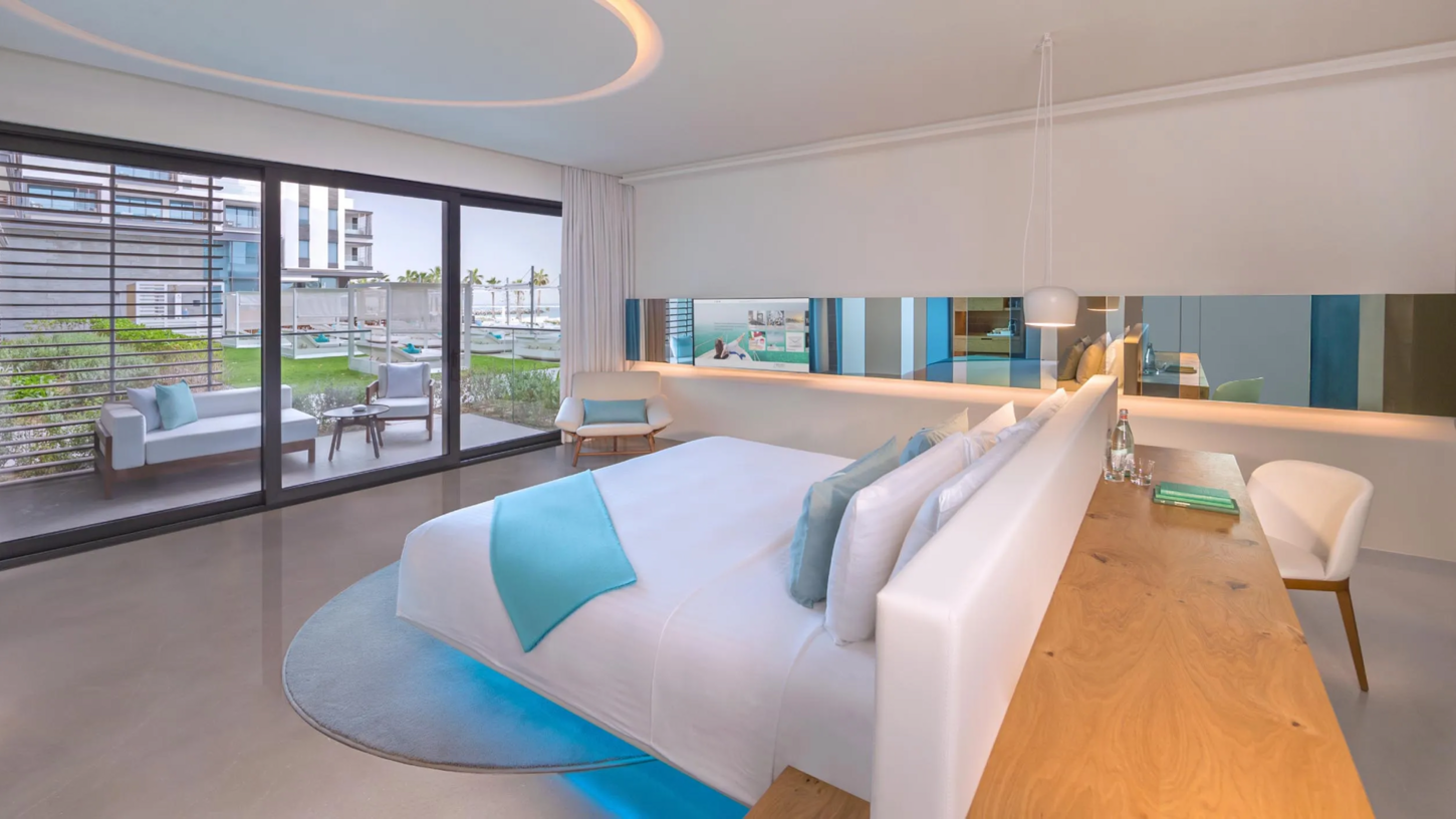 Doppelzimmer Luux mit Zugang zum Pool