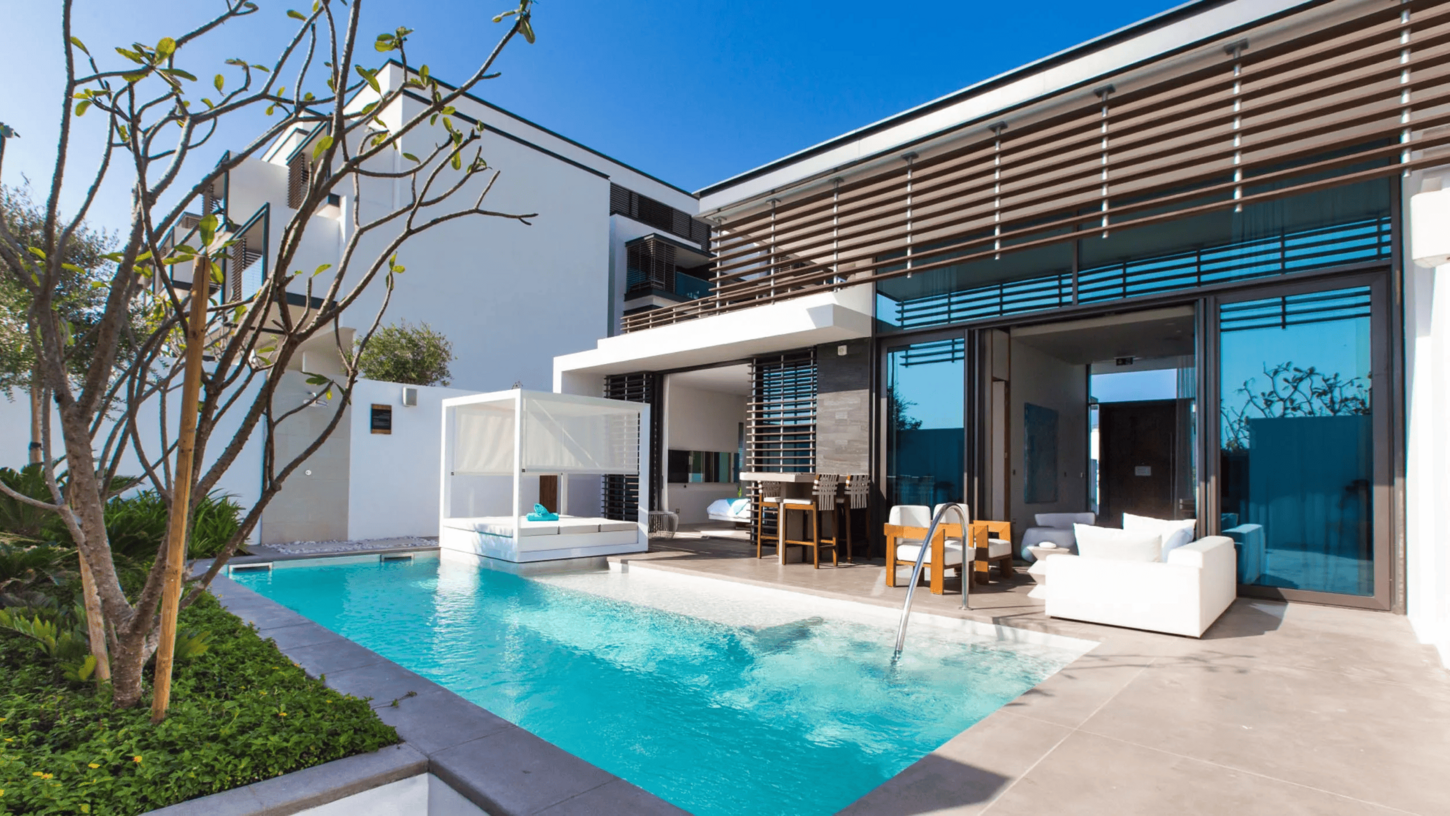 Gartenvilla mit 1 Schlafzimmer und Privatpool